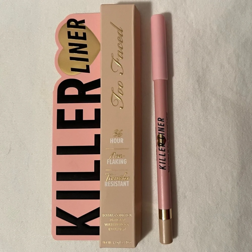 💋NIB💋 TOO FACED Killer Cashmere Liner 36 Hour Waterproof Gel Eyeliner